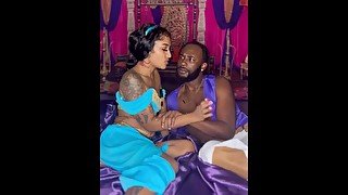 Aladdin makes Jasmine squirt for the first time LINK IN BIO