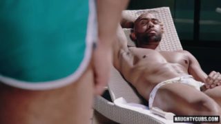 Hot gay interracial sex with cumshot