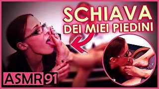 Schiava dei miei Piedini - Italiana Dialoghi ASMR