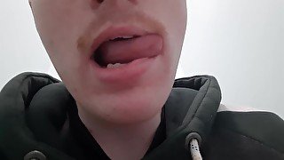 Moustache Daddy jerks off to intense BJ / SEXY MOANING