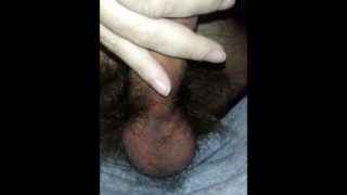 Sensual Cock massage an footjob cumshot