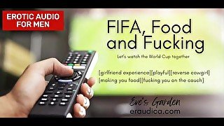 FIFA Food and Fucking - erotic audio for men by Eve's Garden