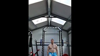 LongJohn0Hara Fucking a Fleshlight in the gym