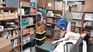 Shoplifting teen 18+ Pays Her Dues