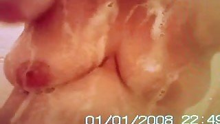 My mom in law in shower