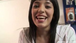 Amateur latina feeds her starving hole and then gets banged