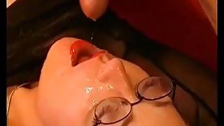 Amazing homemade German, Bukkake adult video