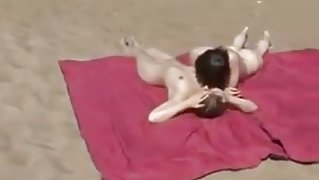 Shameless beach sex