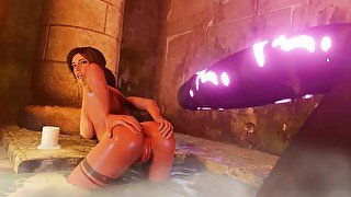 Lara Croft from Tomb Raider Open Ass for Monster Cock ( Croft Adventure ep 4)