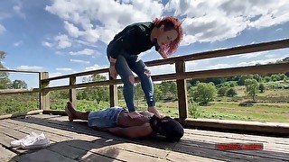 Miss Katherine Kendal - Stomping Sweaty Feet (Extreme CBT & Trampling)