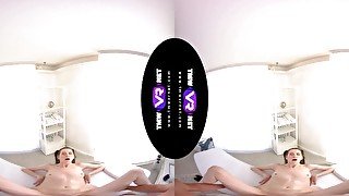 TmwVRnet.com - Sunny Honey - Double Blowjob from a Sweet Girl in VR