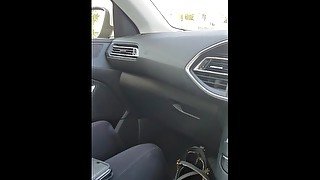 Step mom get fucked in the car by Pakistan step son