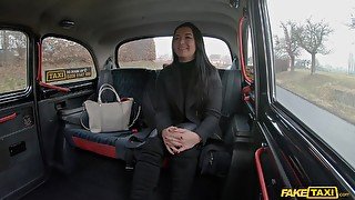 Fit ass Sofia The Bum fucked from behind by the taxi driver