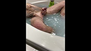 Stiff Cock Getting Cleaned Up