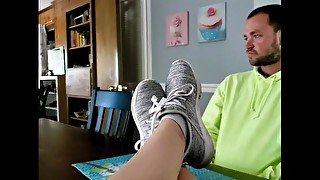 Sweet Afternoon Delight of Submissive Foot Worship