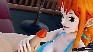 Nami One Piece sexy big ass suck