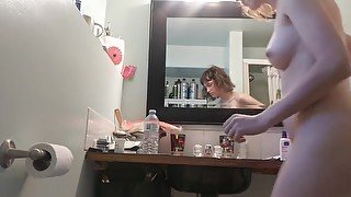 18 year-old Bathroom spy webcam - Fanta