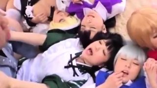 Great close up in japanese teen blowjob pov