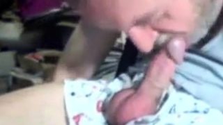 Daddy self sucking