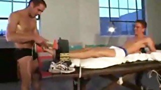 Ticklish twink