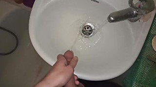 pissing in the sink part 2