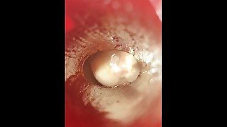 Camera In Vagina with MASSIVE COCK CREAMPIE