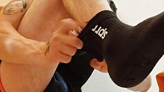 Sweaty, smelly socks and underwear fetish. Dirty talk