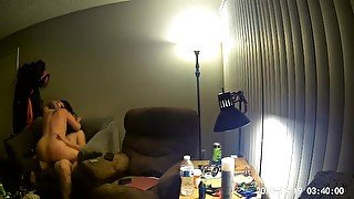 Eating and fucking my ex-gf's pussy on the couch