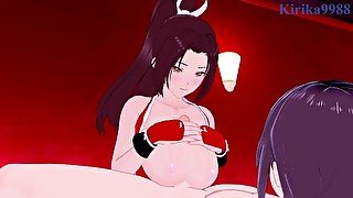 Mai Shiranui and I have intense sex at a love hotel. - Garou Densetsu 2 Hentai