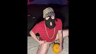 Scally Chav Fucks Pumpkin in Nike Tn