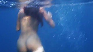 Girls on Tenerife underwater lesbians