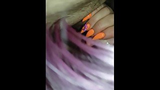 Long nails taboo blowjob