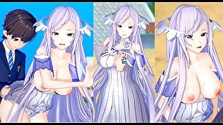 【エロゲーコイカツ！】ソードアートオンライン(SAO) クィネラ3DCG巨乳アニメ動画[Hentai Game Koikatsu! Quinella(Anime 3DCG Video)]