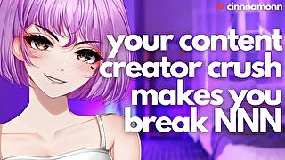 Your Content Creator Crush Makes You Break NNN on a Call  ASMR Erotic Audio Roleplay  JOI