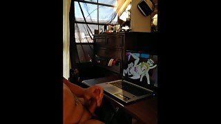 Gamer guy Jerking Off To Francine Smith (Cartoon Porn)