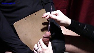 CBT Slap and punch his cock then use multiple sounds to make him cum