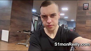 Personal Trainer Makes you CUM in the GYM