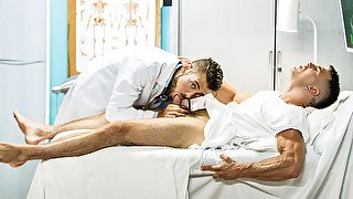 Visit to the doctor ends with hard anal sex scenes