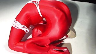 Red Zentai - Watch4Fetish