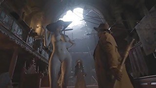 Mod by Lady Dimitrescu naked in Resident Evil 8 Village