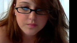 Beautiful cute Redheat at web cam ... part3