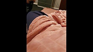 Step son Fuck step mom while she's in Bed, Cum on