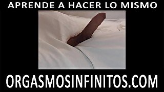 Cinco orgasmos en seis minutos. Masturbación sin manos y sin eyaculaciones. Polla grande.