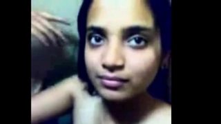 Northindian girl playing with bf dick