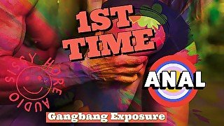 First time anal in your boipussy turns into an all out gangbang