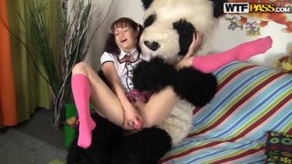 Real porn 4 fun with horny panda