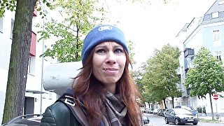 GERMAN SCOUT - ROUGH ANAL SEX FOR SKINNY GINGER LANA AT PICKUP CASTING IN BERLIN