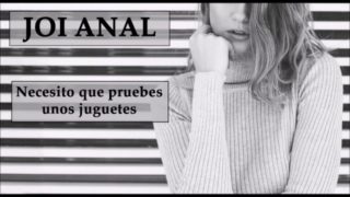 JOI anal. La dueña del sex shop quiere probar unos juguetes contigo.