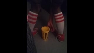 Punk Wife’s first piss video... 8==D