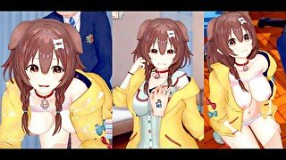 【エロゲーコイカツ！】VTuber 戌神ころね3DCGアニメ動画(バーチャルYoutuber)[Hentai Game Koikatsu! Inugami Korone(Anime 3DCG Vide